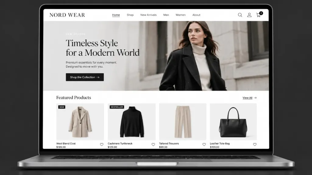 Интерфейс проекта Nord Wear